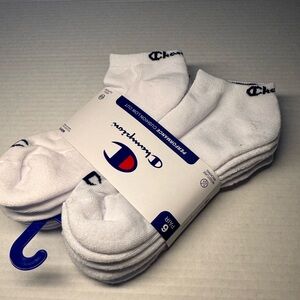 Champion White Crew Socks 6-Pair